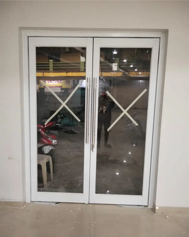 pintu double swing floorhinge