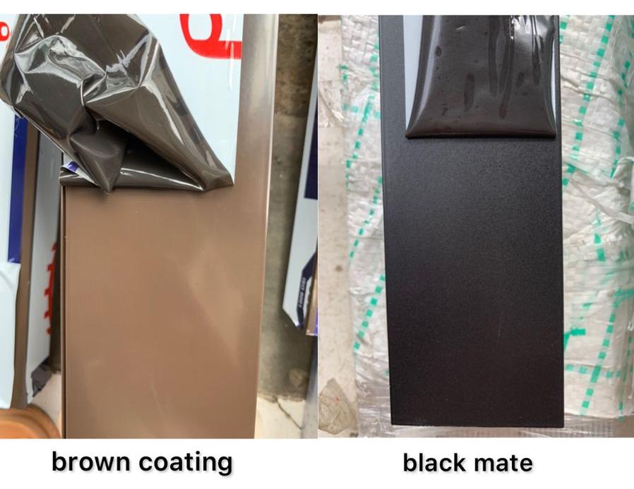 warna aluminium brown