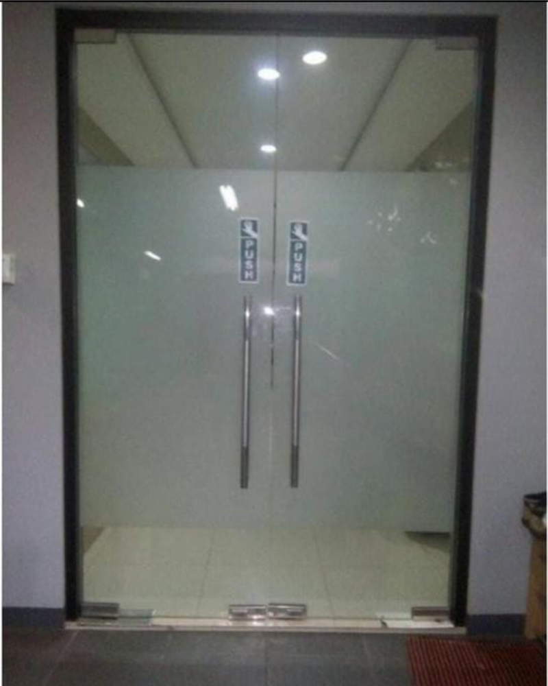 pintu kaca 1 daun frameless1